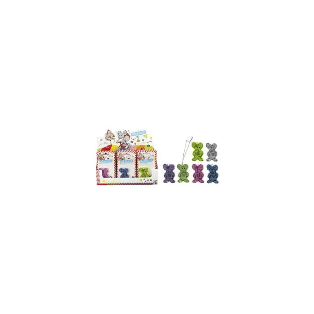 VKV Safety Mouse 6x Set | Riflettore per Zaino e Running 14,5cm
