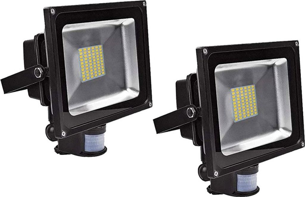 Greenmigo 2x 50W SMD Fluter mit Bewegungsmelder Strahler Produktbild 