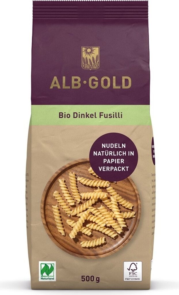 Fusilli - Epeautre 500g Image du produit 