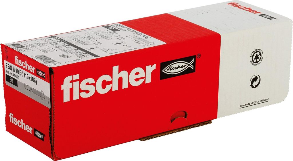 Fischer Bolzenanker FBN II 50 Stk. 10/30