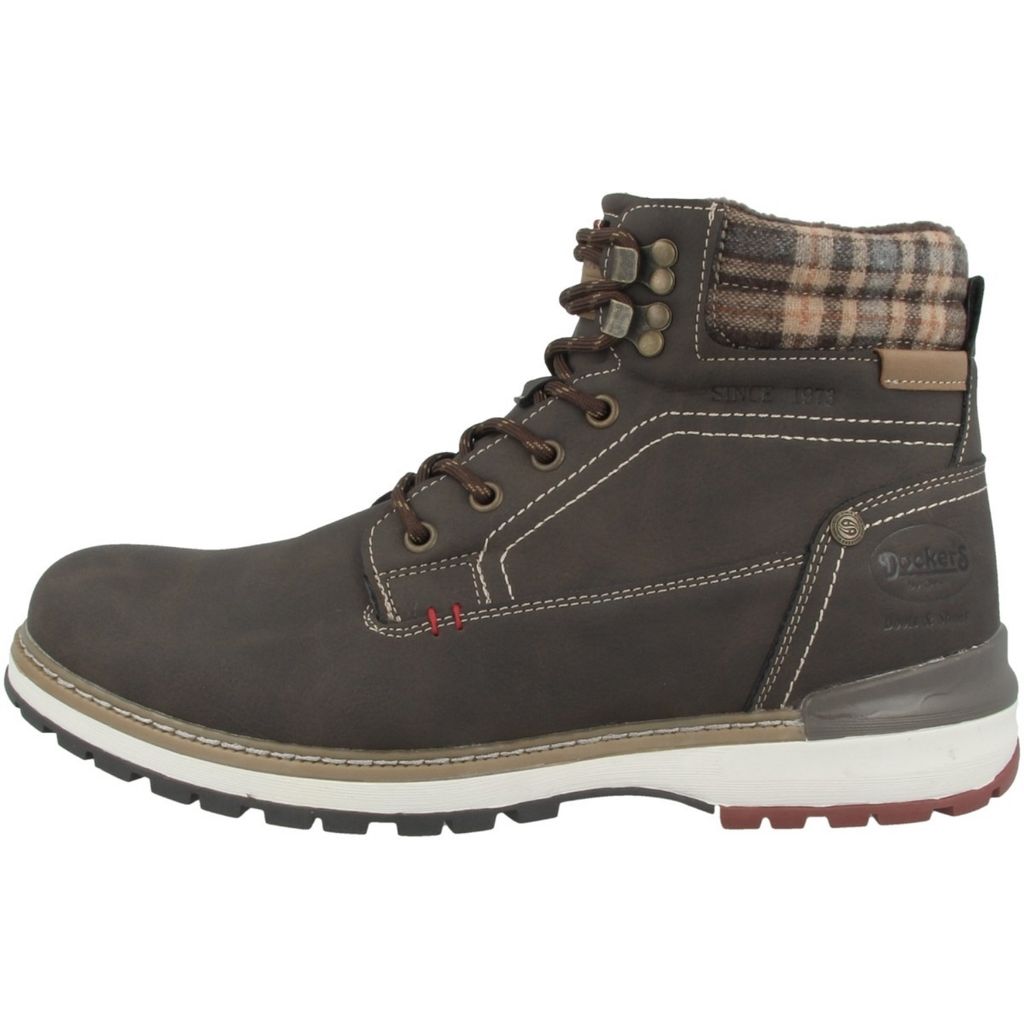 Dockers By Gerli Stivaletti Uomo Outdoor Boots 47 Nuovi - Pelle Marrone