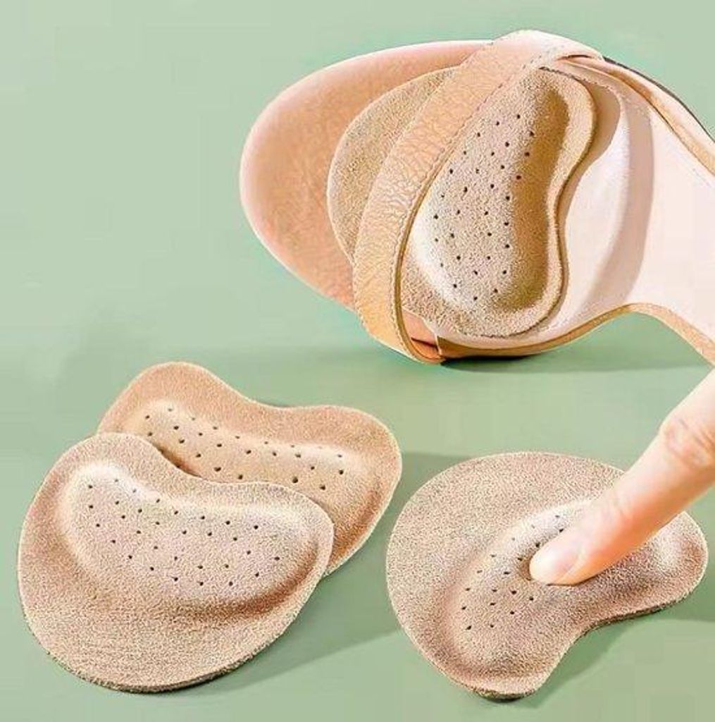 Lederen Voorvoet Pads Für Frauen Hochhackige Anti-Slip Fußpflege Schuh Pads Schutzkissen 3mm