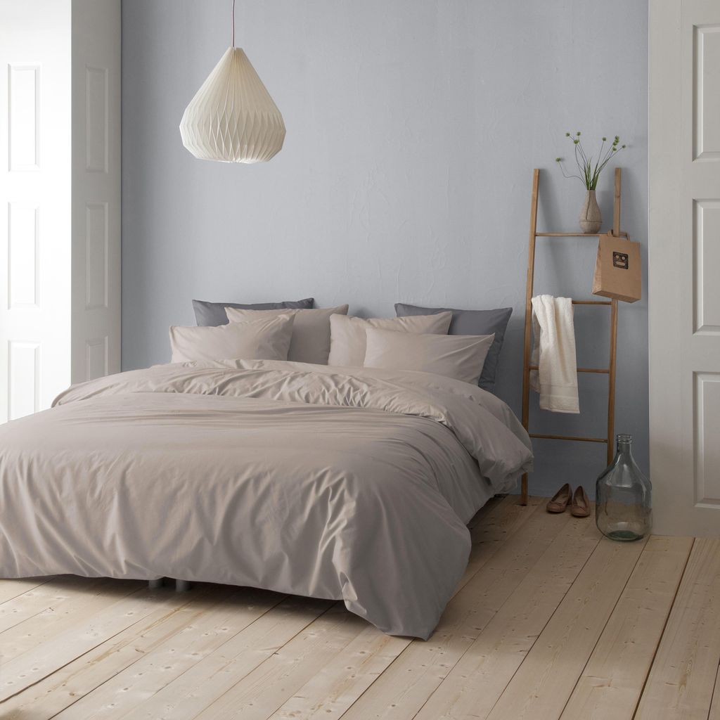 Cinderella Bettbezug Flanell - 200x200/220 cm - Taupe