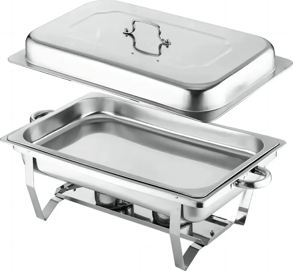 Chafing Dish Buffet Ottimizzato | Scaldavivande Inox Alta Efficienza