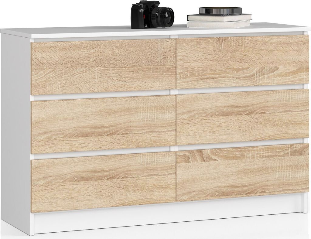 AKORD Furniture Factory OP0LK-1BIASON002, Weiß, Eiche, 6 Produktbild 