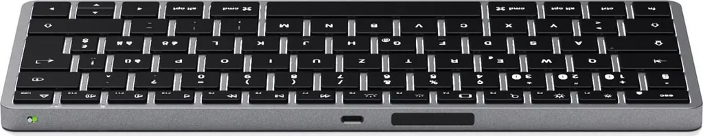 Clavier Rétroéclairé Satechi Slim X1 Bluetooth Compact en Aluminium Noir - 5