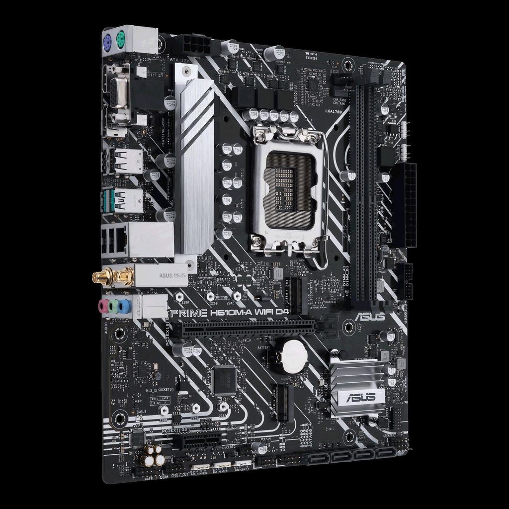 ASUS PRIME H610M-A WIFI D4 - Scheda madre - micro ATX - Immagine del prodotto 