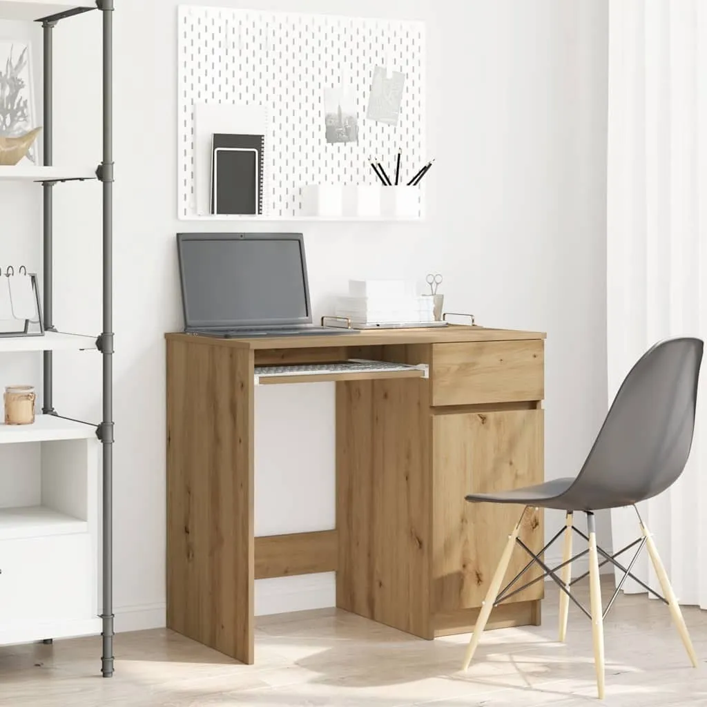 Scrivania Professionale Artisan Rovere 86x49 - Mobili Ufficio 2025