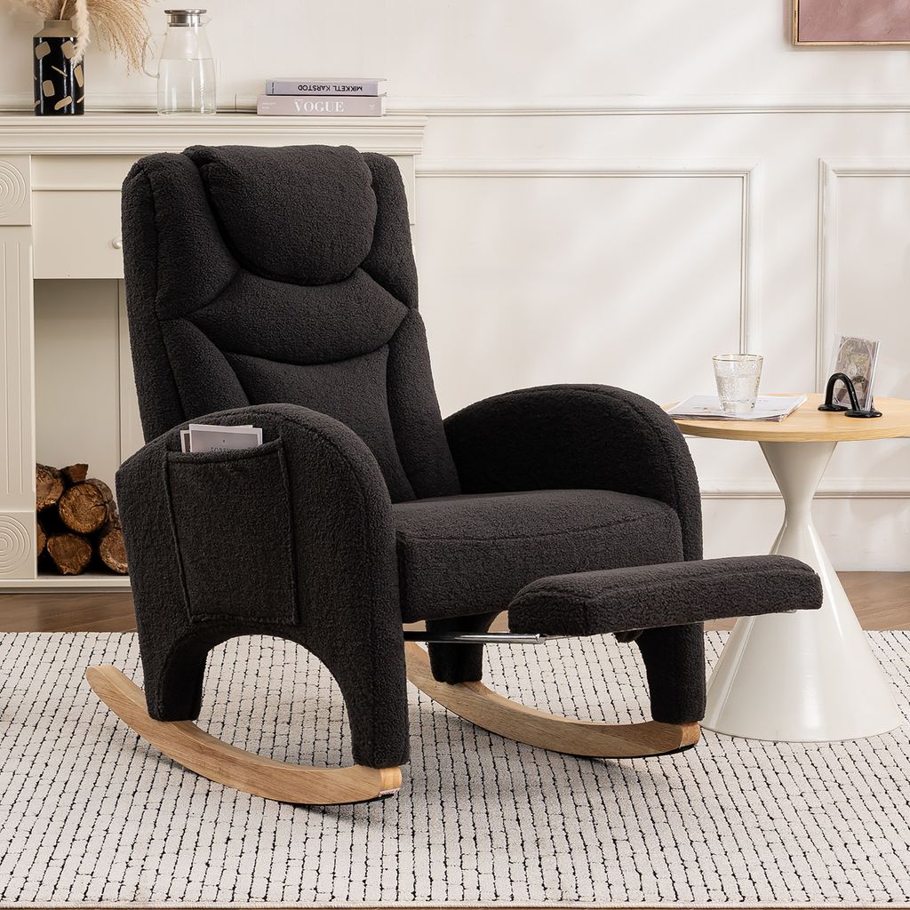 MODFU sedia a dondolo poltrona relax poltrona lounge con Immagine del prodotto 