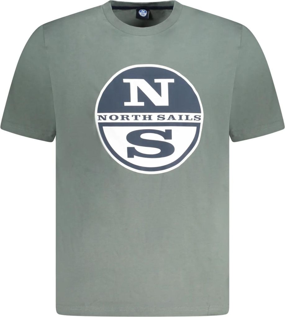 North Sails Herren KURZARM-T-SHIRT Grün 996018000_VE0419 : Größe - M Größe: M