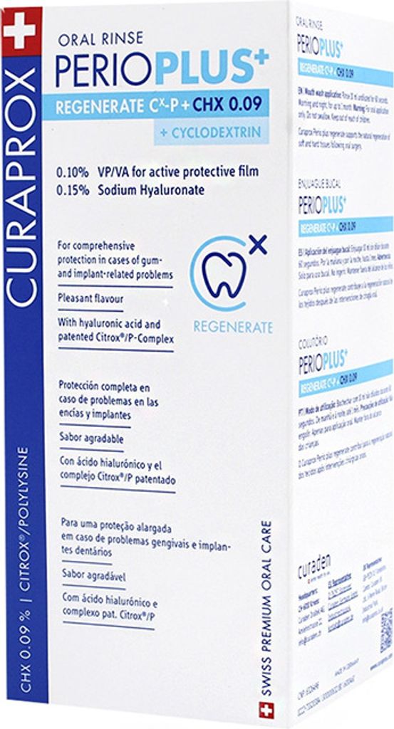 CURAPROX Perio Plus+ Regenerate Mundspülung - 200 ml Produktbild 