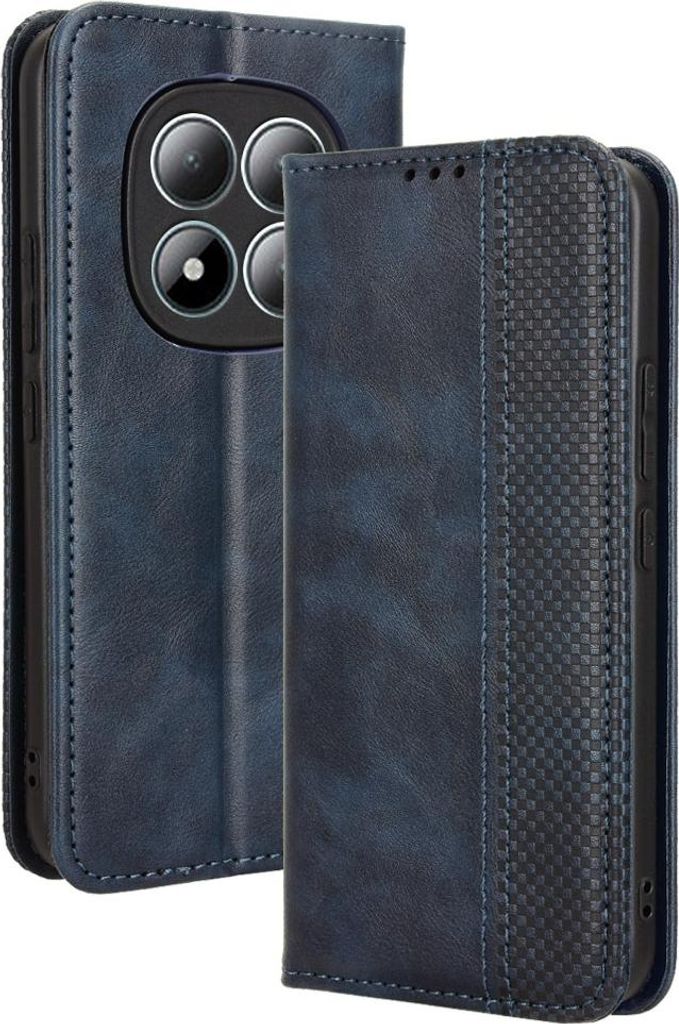Xiaomi Redmi Note 15 Pro Plus 5G / Poco M8 Pro Hülle - Coverup Vintage Style Klapphülle - Blau