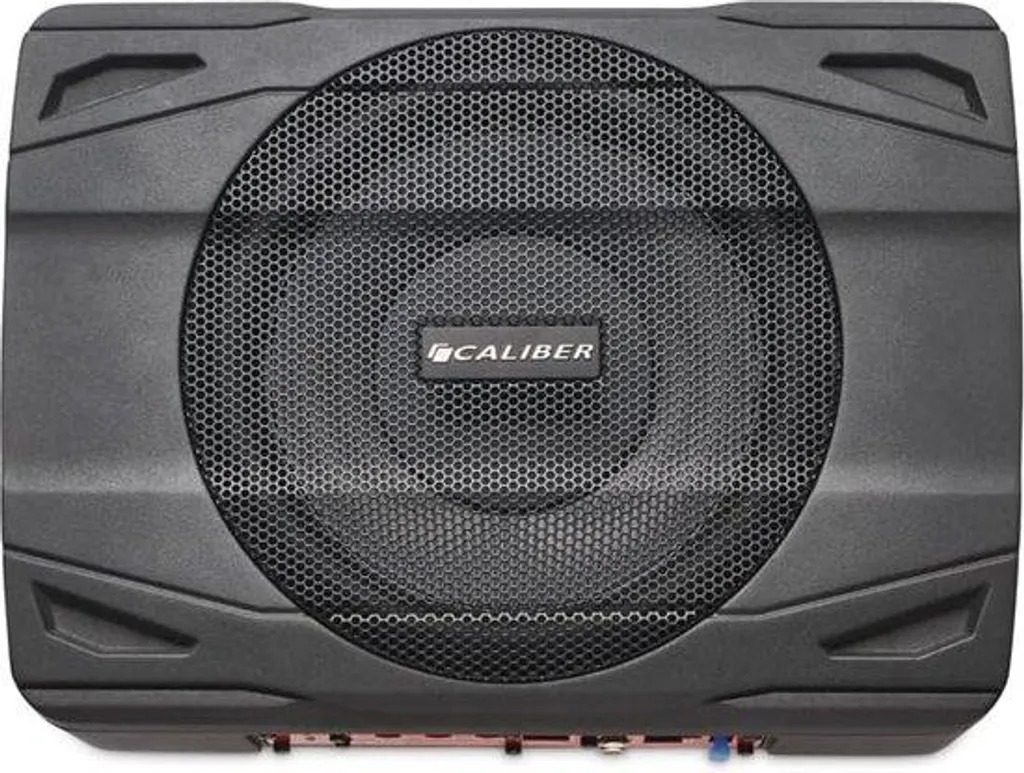 Subwoofer voiture amplifié 500W - Caisson plat compact 290x210x72 mm