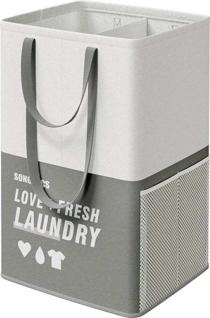 Meuble de rangement pour baignoire pliable à double poignée - 90 L