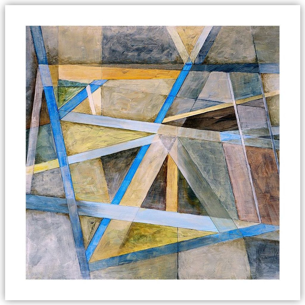 Poster - Poster ohne Rahmen - Abstraktion modern - 50x50 cm - Wand Bild - Wanddeko - Wandbilder - Kunstposter - Wandposter - Bilder - Kunstdruck - ...