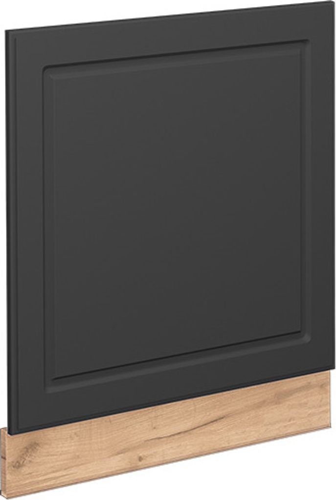 Frontblende Vicco Fame-Line Anthrazit-Gold 60 cm ohne Arbeitsplatte, Model 37921