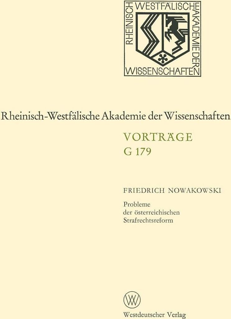Probleme der österreichischen Strafrechtsreform