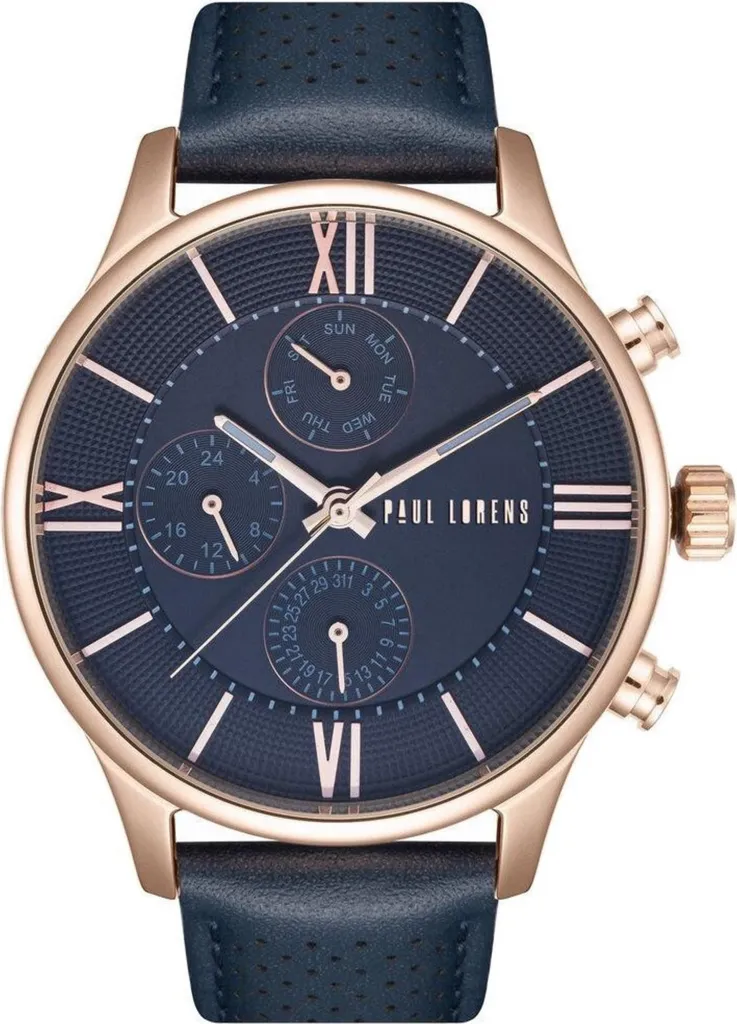 Paul Lorens PL11652A66F3: Orologio da Uomo Elegante in Acciaio Inox