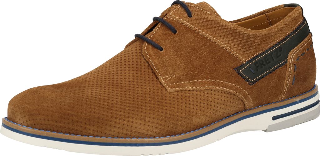 FRETZ men Halbschuhe Halbschuhe Veloursleder