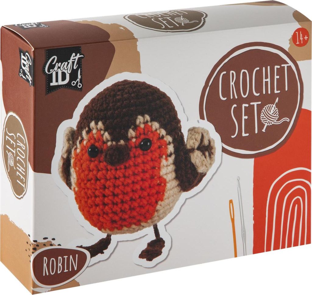 Craft ID Häkelset Rotkehlchen