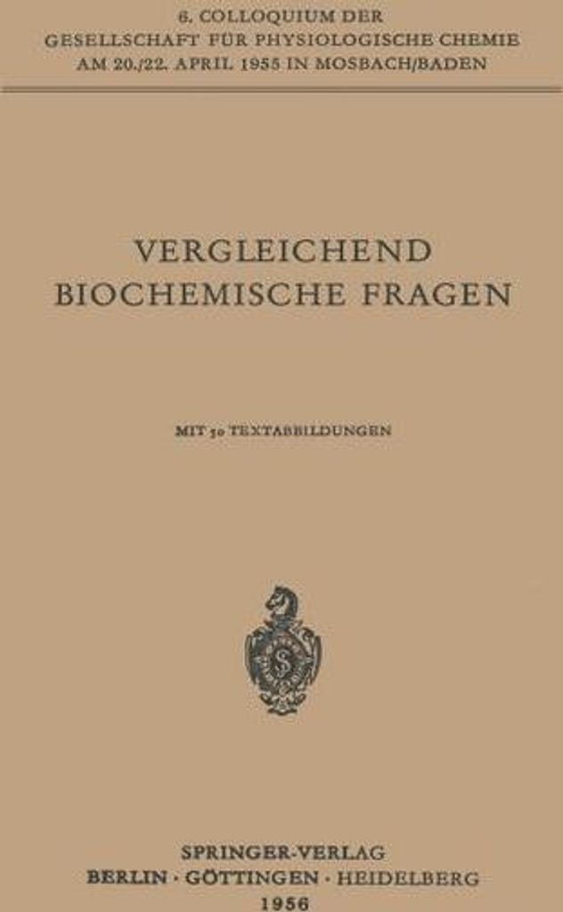 Vergleichende Biochemische Fragen
