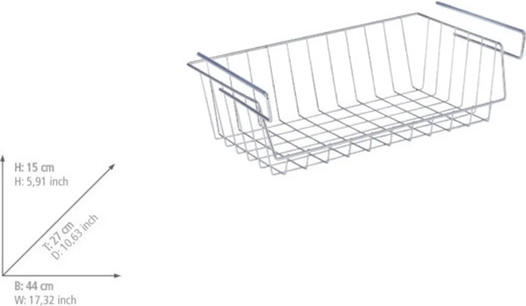 Corbeille de Rangement Armoire pour Libérer de l'Espace sans Percer - 5