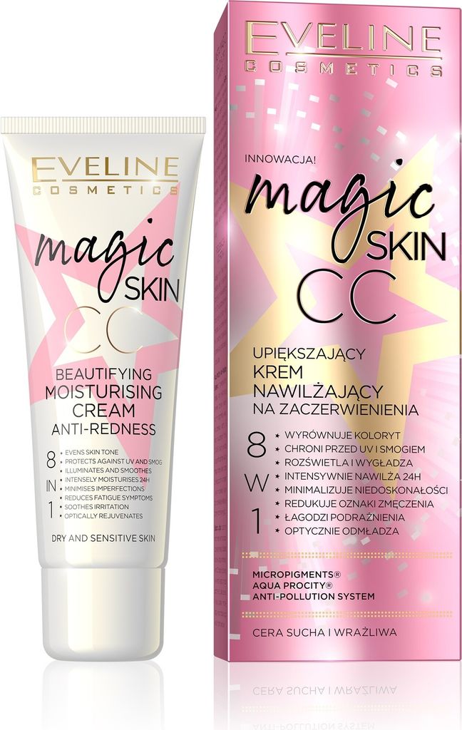 Eveline Cosmetics Magic Skin CC – make-up, lesklý finiš, Obrázok produktu 