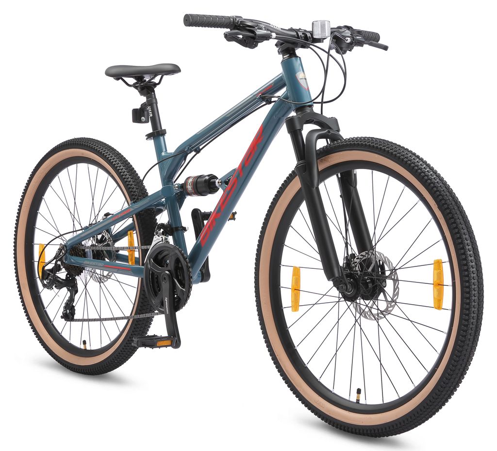 BIKESTAR Vollgefedert Aluminium Mountainbike 26 Zoll, 21 Produktbild 