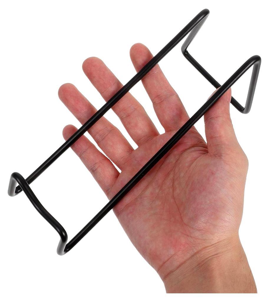 Stehendes Weinregal aus Metall mit geometrischem Design für Küche und Bar - Robuster Weinflaschenhalter aus Edelstahl, platzsparend und tropfsicher