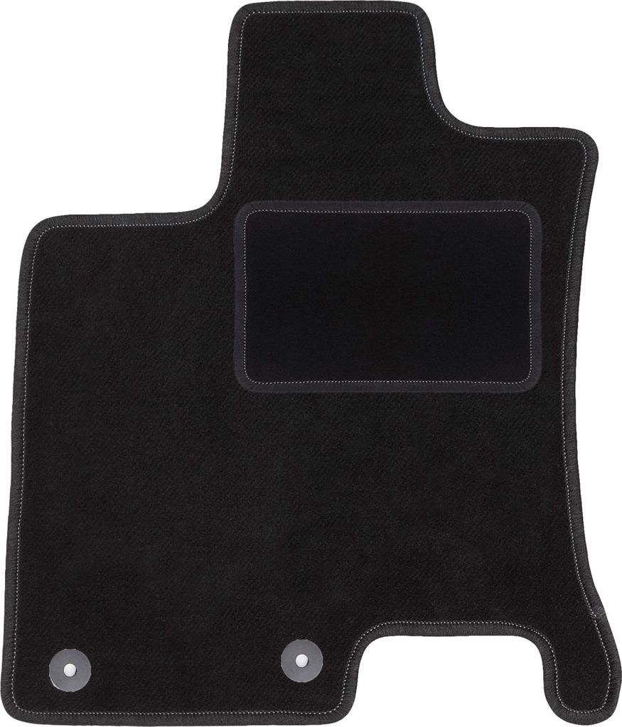 Fahrermatte schwarz für: Nissan Qashqai +2 Crossover (2008-2013)