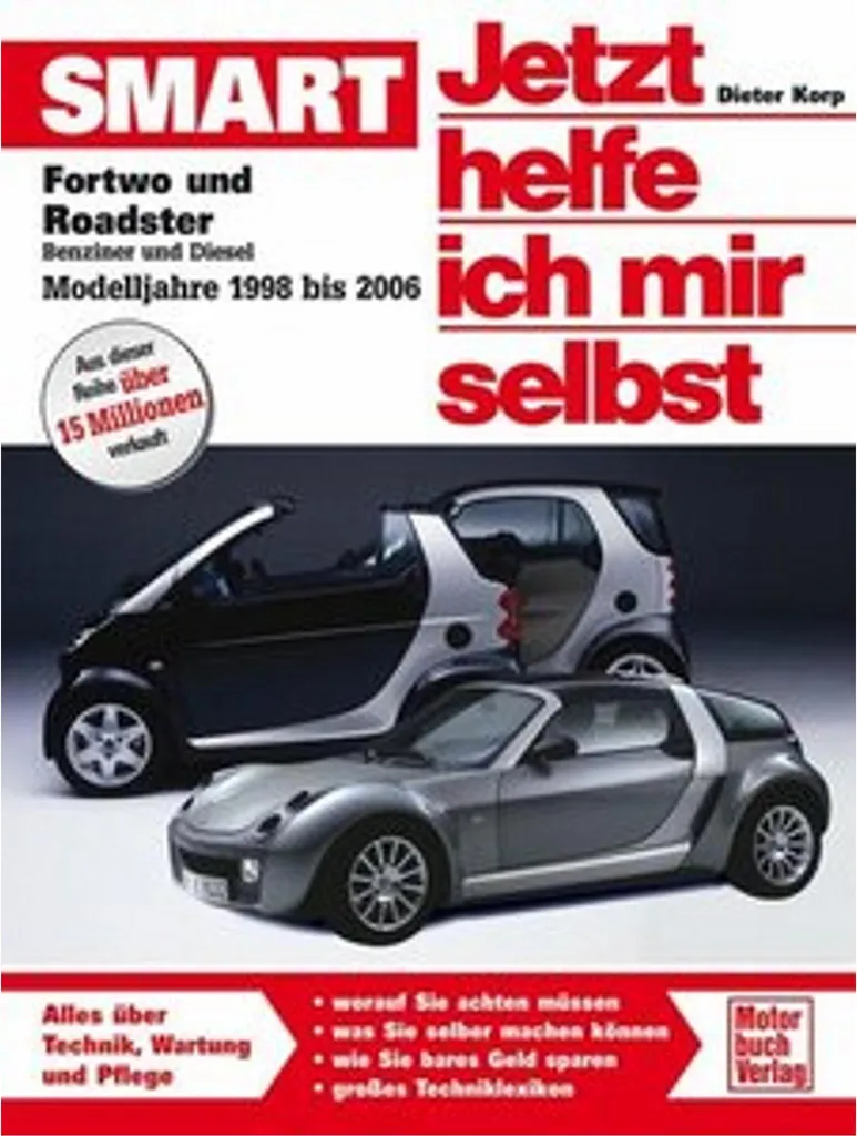 Réparer les Pannes Smart Fortwo et Roadster avec le Manuel Technique DIY