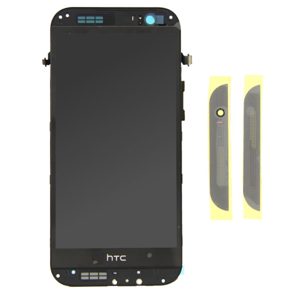 Display für HTC One M8 LCD + Rahmen Schwarz Touch Ersatz Produktbild 