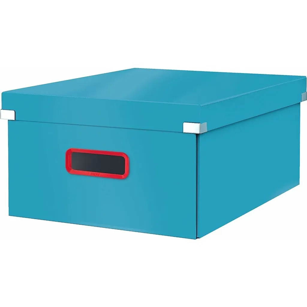 Coffre de Rangement Documents Leitz 32L - Bleu - 36,9x48,2x20,0 cm