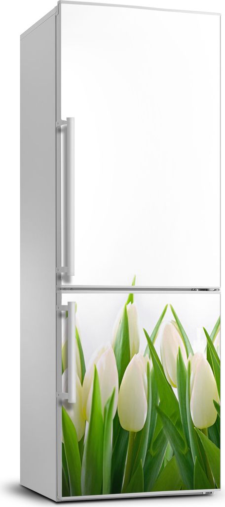 Tulup Kühlschrankdekoration - 70x190 cm - Aufkleber auf dem Kühlschrank - Tulpen