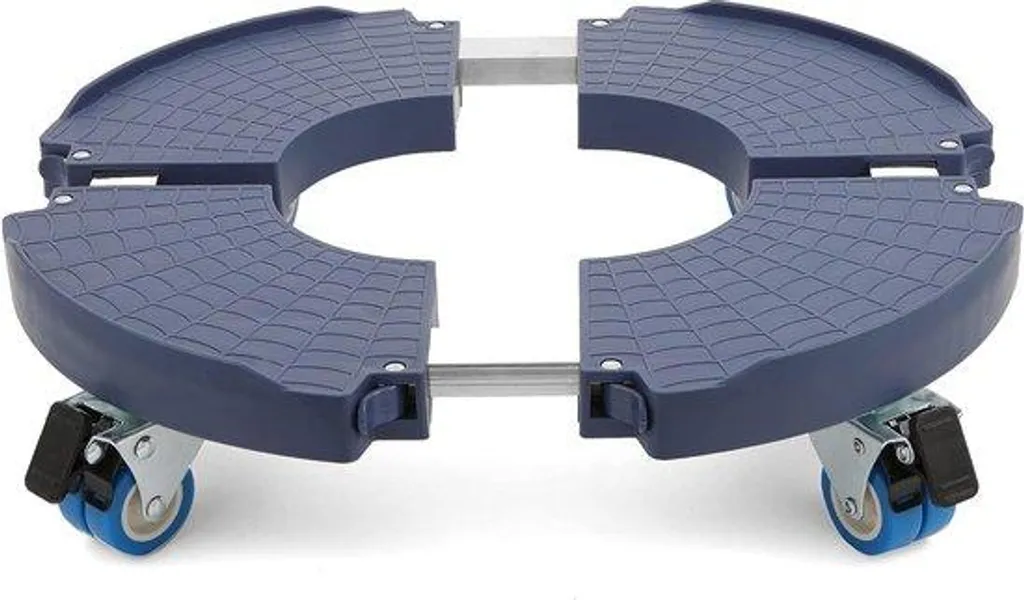 Support de plante bleu charge 200kg, diamètre 40-54cm pour pots lourds