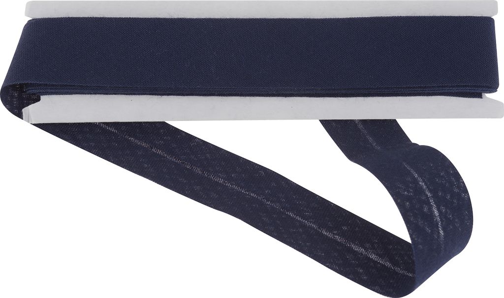 Schrägband, 2cm breit, 3m Dunkelblau Produktbild 