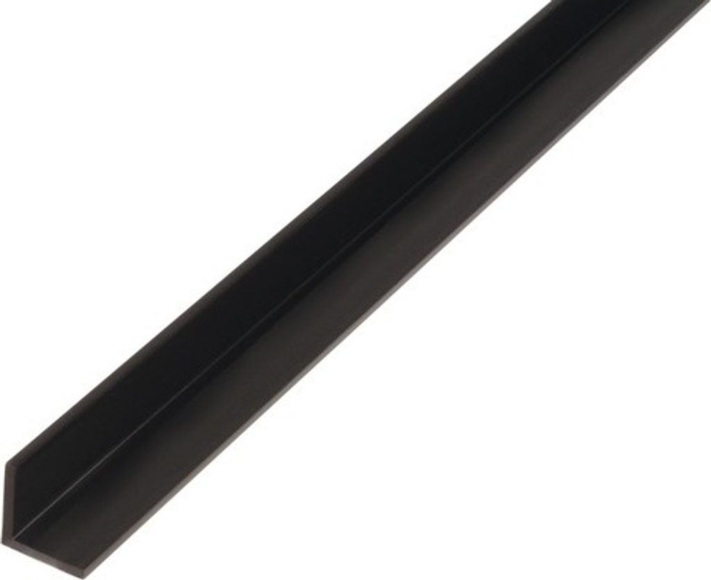 Winkelprofil PVC schwarz 20x20x1,5 mm, 2 m Produktbild 