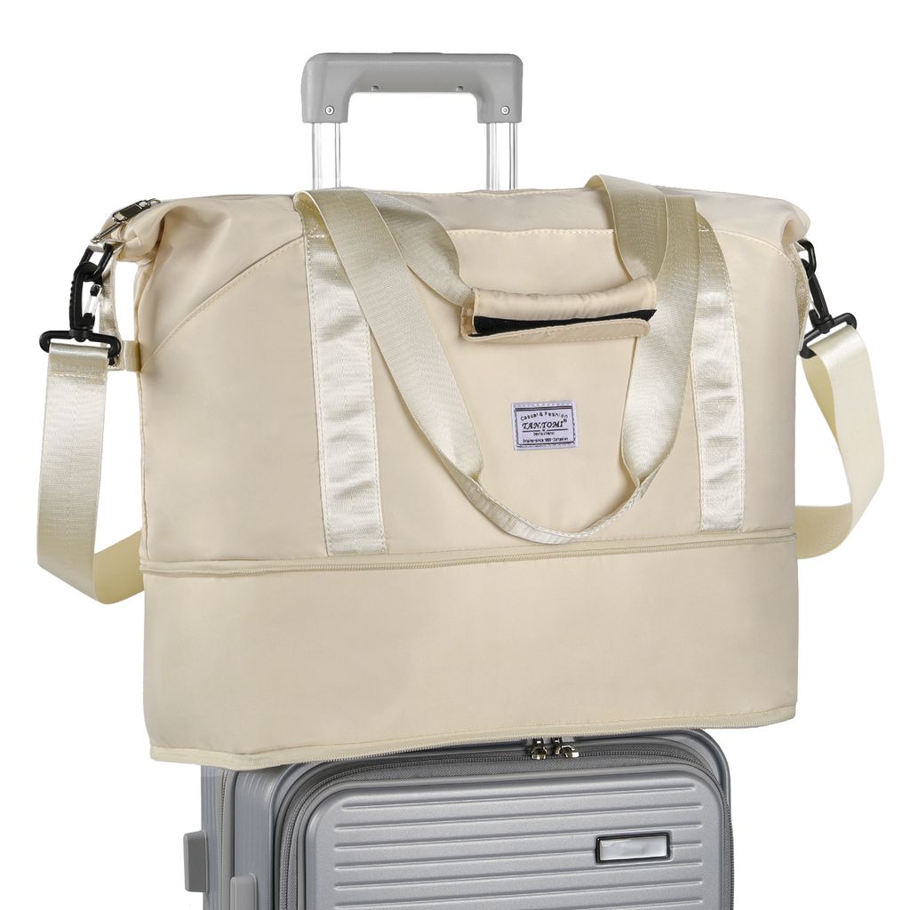 Mofut Reisetasche Damen Sporttasche Handgepäck Tasche Schwimmtasche Wasserdicht Travel Bag Duffle Bag Fitnesstasche Trainingstasche für Reise Gym