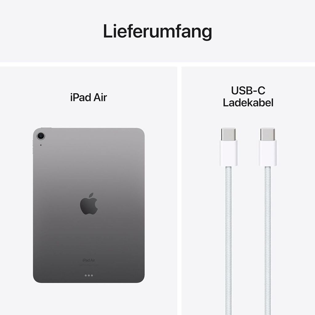 Tablet Apple iPad Air 11" M2 8 GB RAM 1 TB Grau Zdjęcie produktu 4