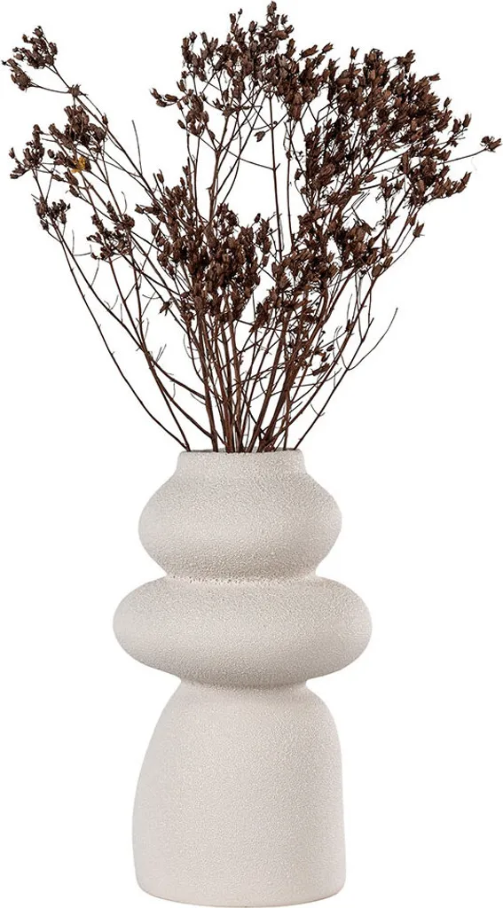 House Collection Vase H26,5 cm Bodie Blanc - Céramique Design Moderne