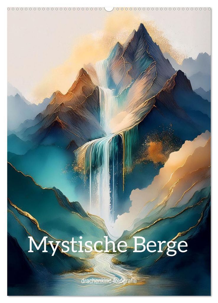 Mystische Berge (Wandkalender 2027 DIN A2 hoch), CALVENDO Monatskalender