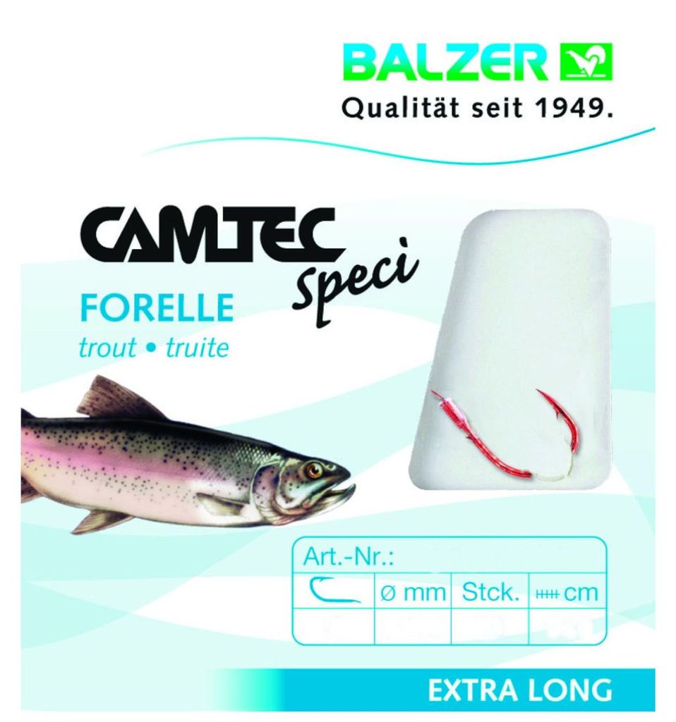 Balzer Camtec Speci Forelle/Sbiro rot 140cm - 10 gebundene Produktbild 