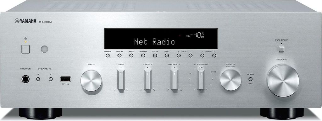 Yamaha R-N600A, 80 W, 60 W, 175 W, 150 W, 125 W, 105 W Obrázek produktu 