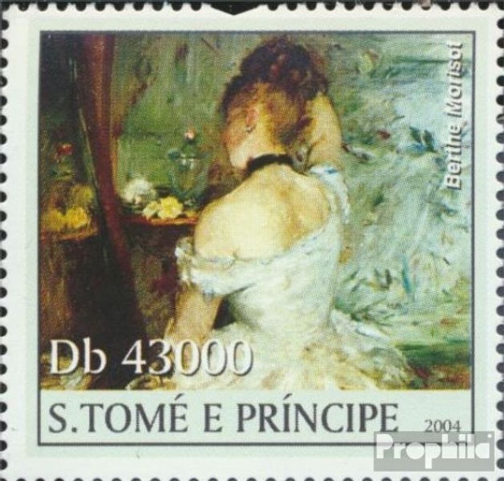 Briefmarken Sao Tome e Principe 2004 Mi 2703 (kompl.Ausg.) postfrisch Erotische Gemälde