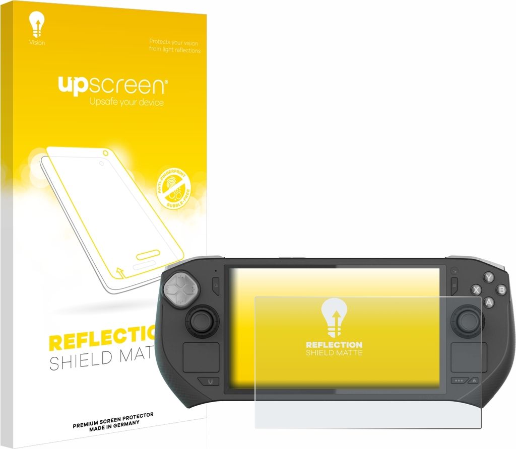 upscreen Schutzfolie für Zotac Gaming Zone Displayschutz Displayschutzfolie Folie Matt Entspiegelungsfolie