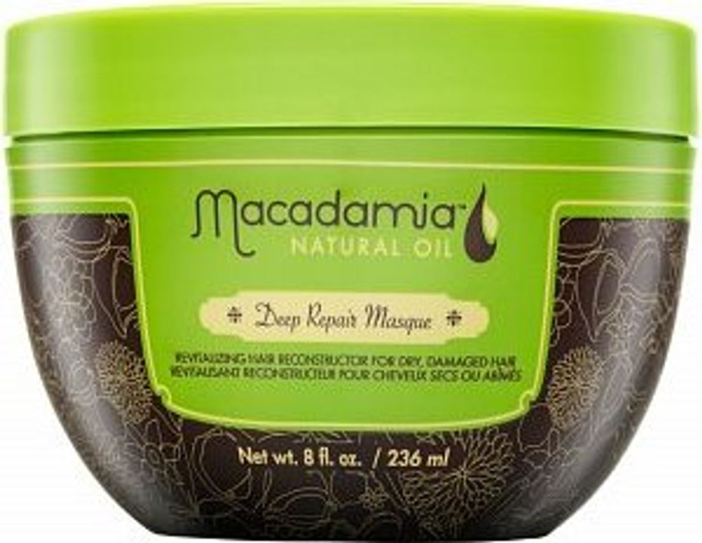 A product shot of a hair mask jar.