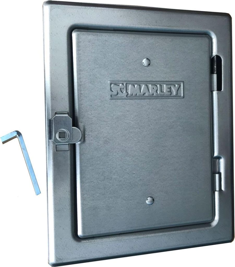 Marley Kamintür 140x205mm Stahl verzinkt Reinigungsklappe Schornsteintür Revision