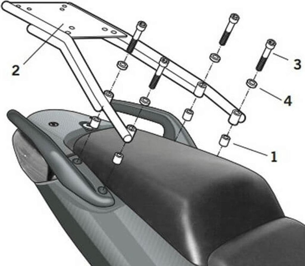 SHAD Top Master Kit de montage - Adaptable sur Honda Image du produit 