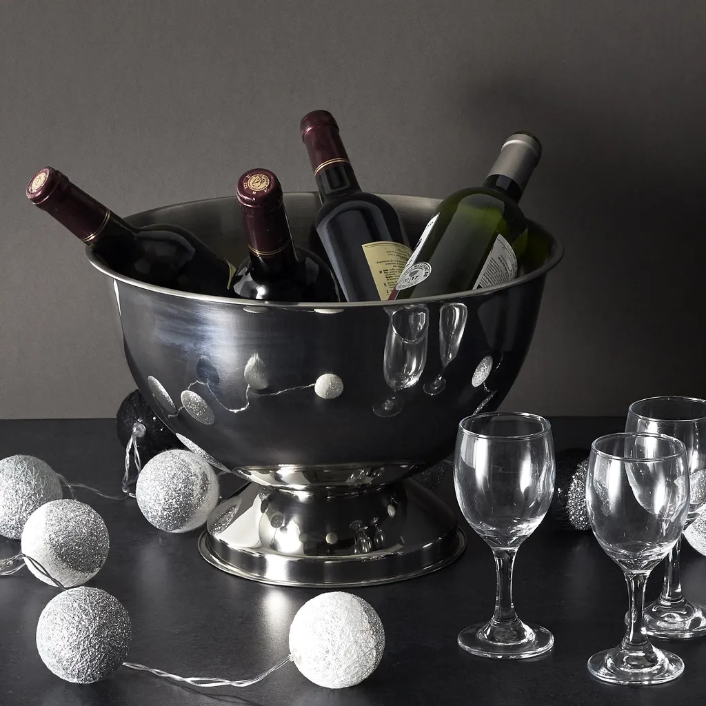 Seau à Bouteille D36cm Idéal pour Réceptions et Soirées de Gala Chic