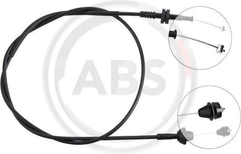 A.B.S. K34420 Gaszug OE 6560809 kompatibel mit Twingo, Escort